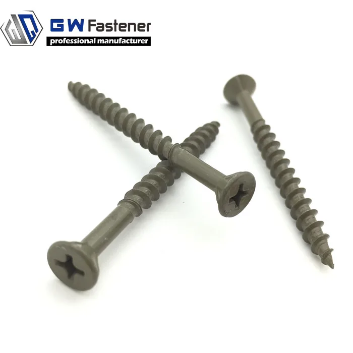 
4.5 x 65mm Ruspert Coating Pozi Countersunk Head Decking Exterior Screws 