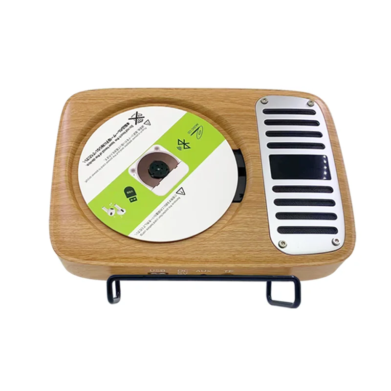 2023 CD-плеер для дома со светодиодным дисплеем встроенные в HiFi динамики FM-радио