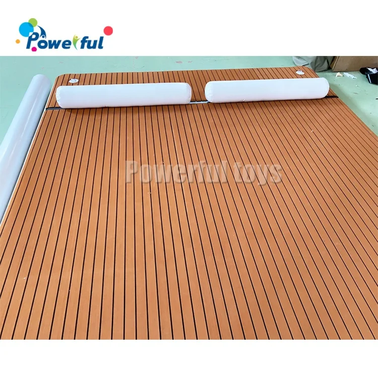 Inflatable swim Jet-ski dock floating pontoon platform for sea