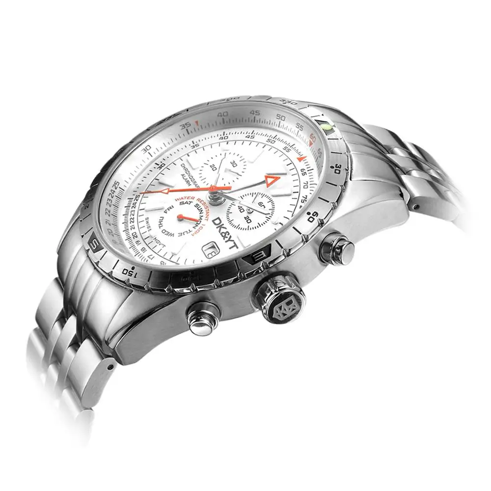 Custom Pilot Watch Mens Classic Luminous Wrist Watch reloj para hombre saat erkek relojes de cuarzo custom watch