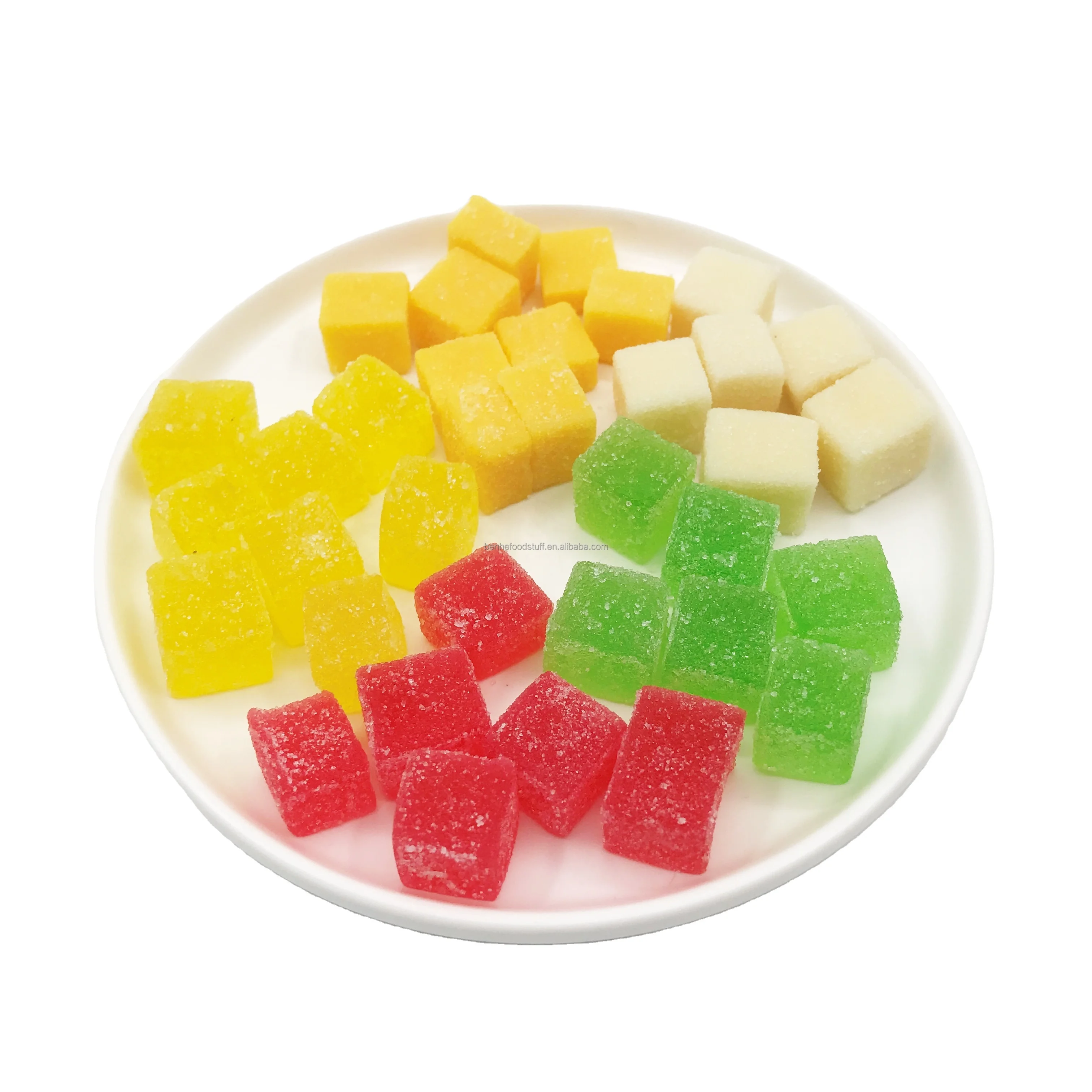 Wholesale Chinese Candy Supplier OEM Mango Fruit Jelly Gummy Candies