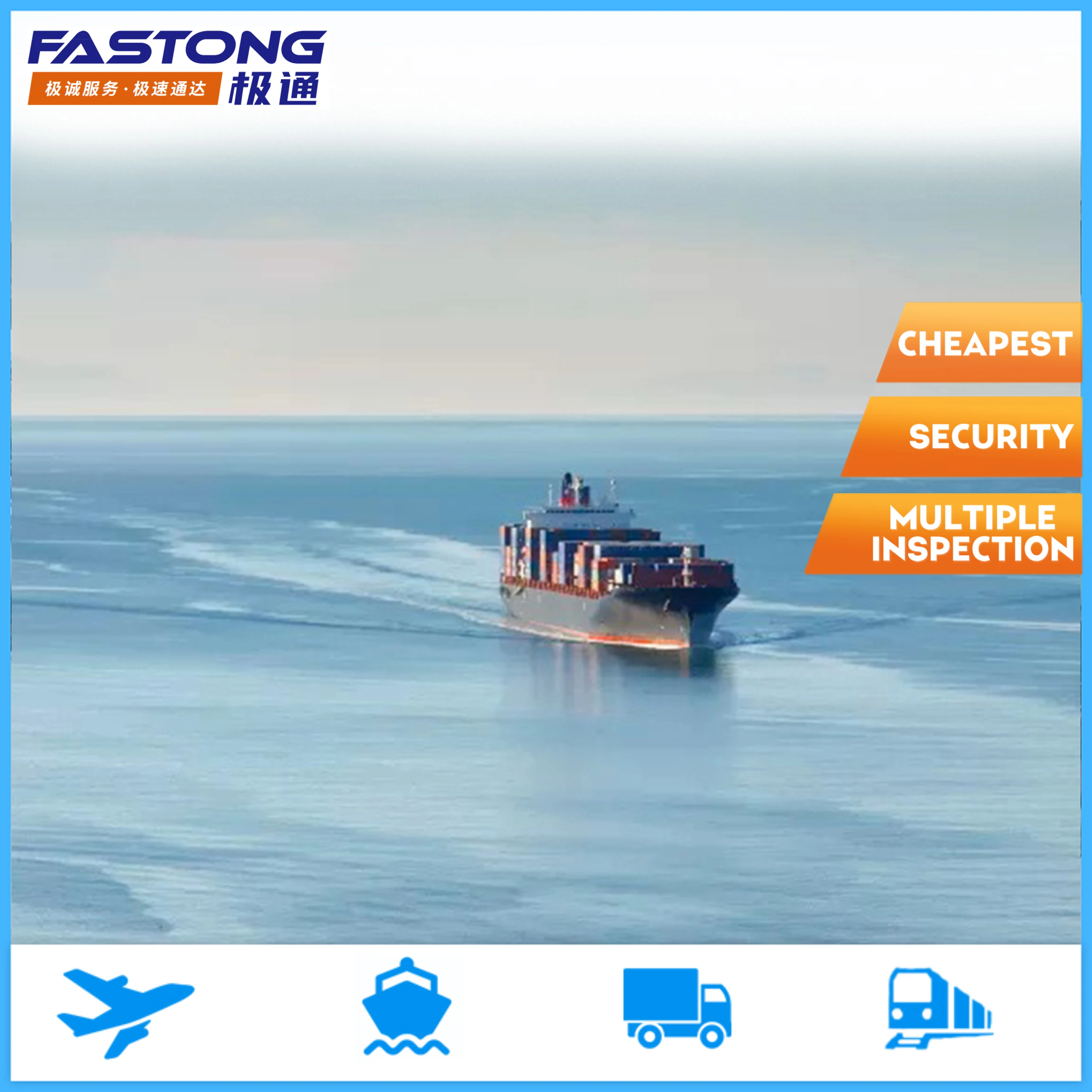 Dropshipping Cargo DDU DDP Shipping Sea Freight Forwarder Cheapest Charge Rates Ocean Transportation to USA Transit from China