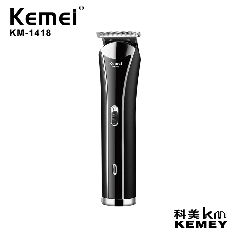 Kemei KM-1418 Digital USB Rechargeable Adjustable Hair Clipper For Men 3 IN 1 Shaver Nose Hair Trimmer
