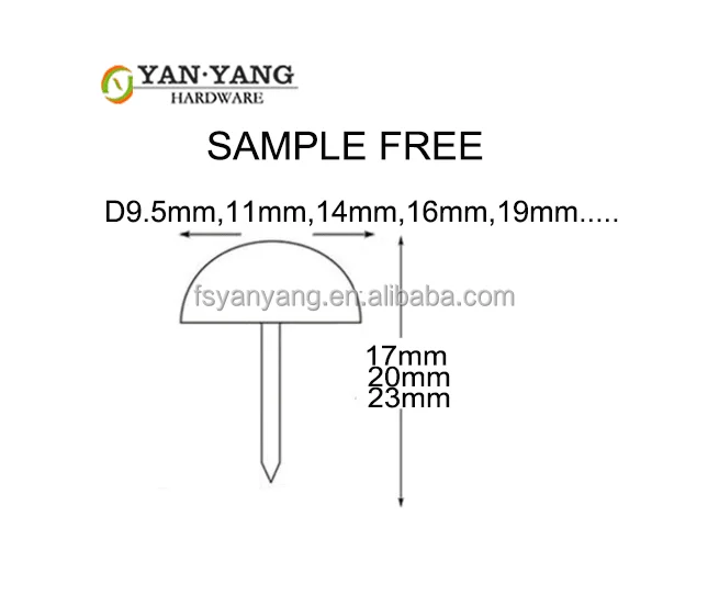 YANYANG декоративные ногти 11 мм золотые обивочные для дивана
