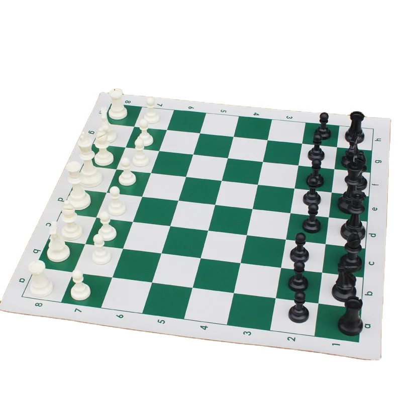 customized barber ebony chess set