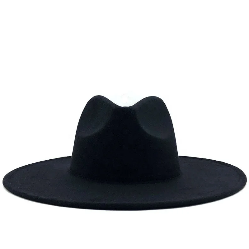 Cvder мягкая фетровая шляпа с широкими полями полосы Casquette OEM сомбреро де Fieltro шляпа с широкими полями из валяной канотье на плоской подошве на весну Топ мягкая фетровая шляпа