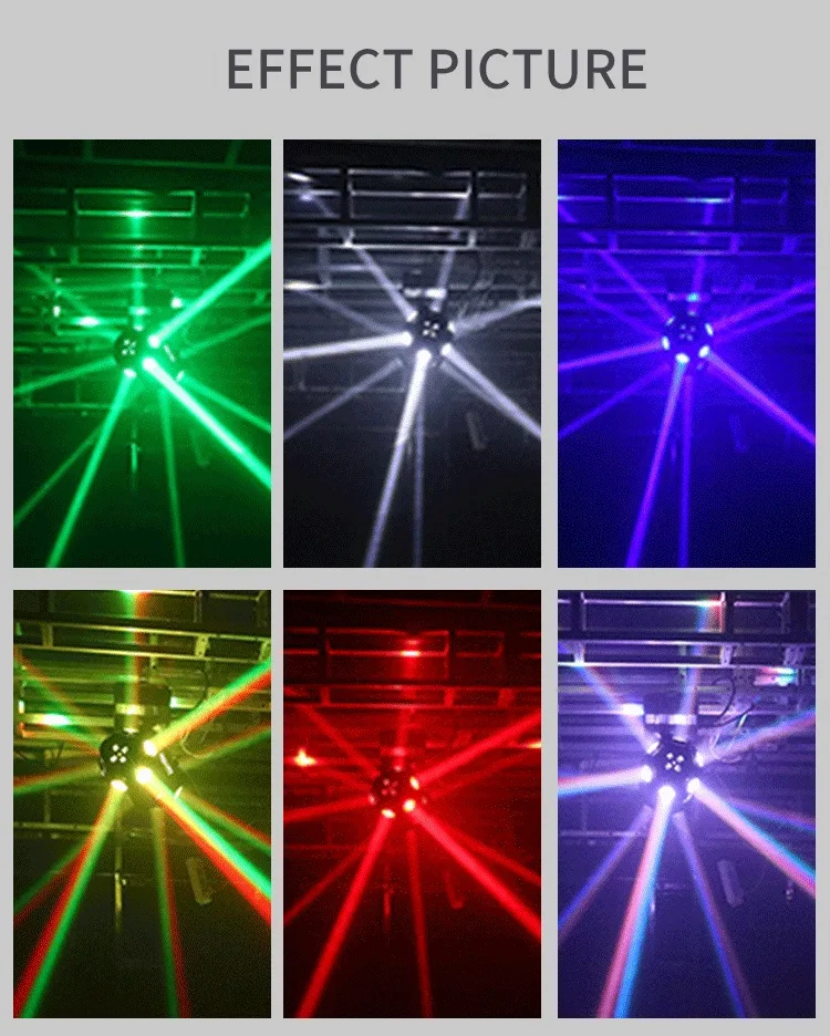 HAT Effect Lighting Double Arms 12X10W Moving Head Beam Stage Lighting Rotating ktv nightclub 2 arm moving head disco lights