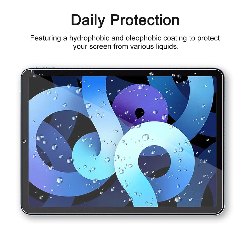 Scasycn Large Warehouse Easy Install 9H Tempered Glass for iPad Air 4 Screen Protector Protective Film