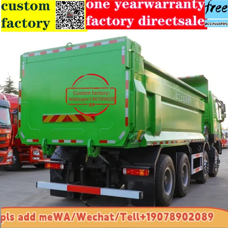Used New FOTON 8X4 Dump Truck Cummins Engine Fast Gearbox Euro 2 Emission Standard Howo Make Manual Left Right ACC Africa