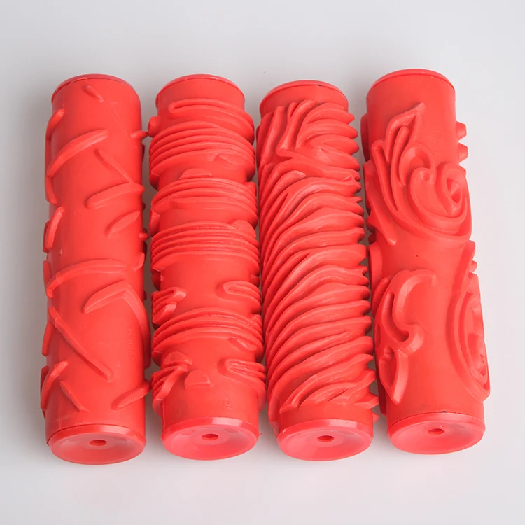 7 Inch Decorative Art Texture Paint Roller Rubber