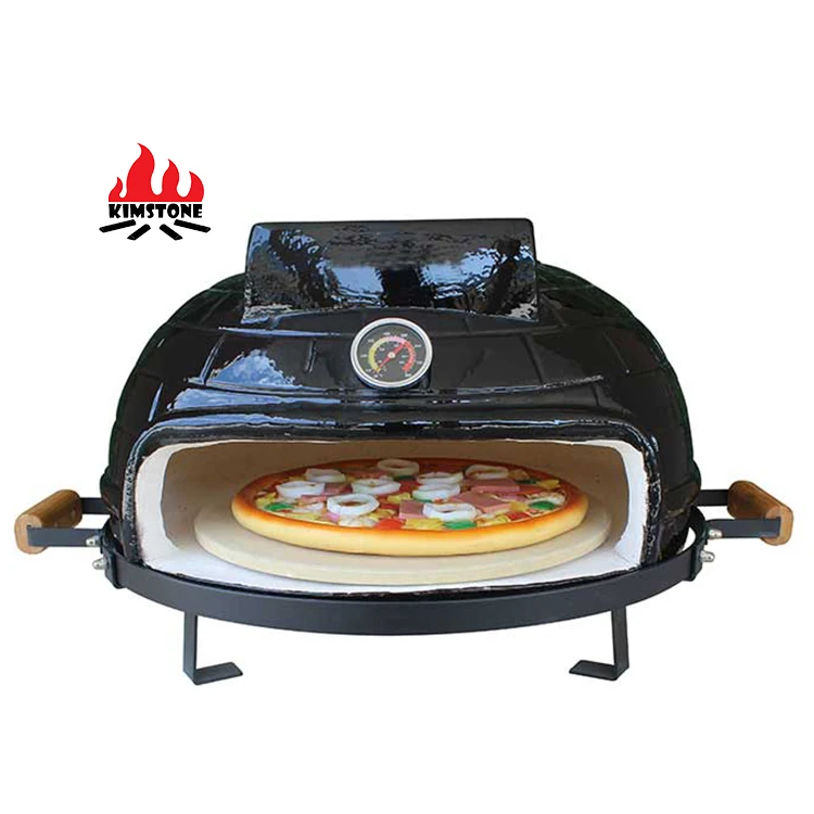 Kimstone Kamado новый дизайн Настольный керамический деревянный печь для пиццы керамическая
