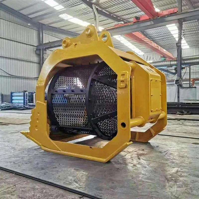 New Multifunctional Excavator Screening Bucket Shredder Crusher Bucket for sale