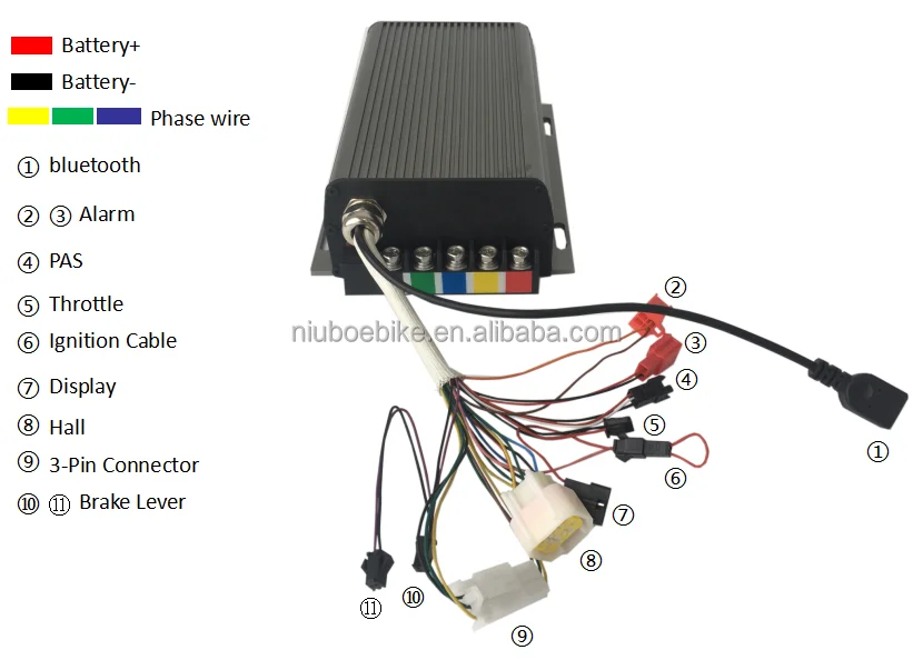 Комплект для преобразования электровелосипеда 8000 вт с контроллером а, сертификация Ce