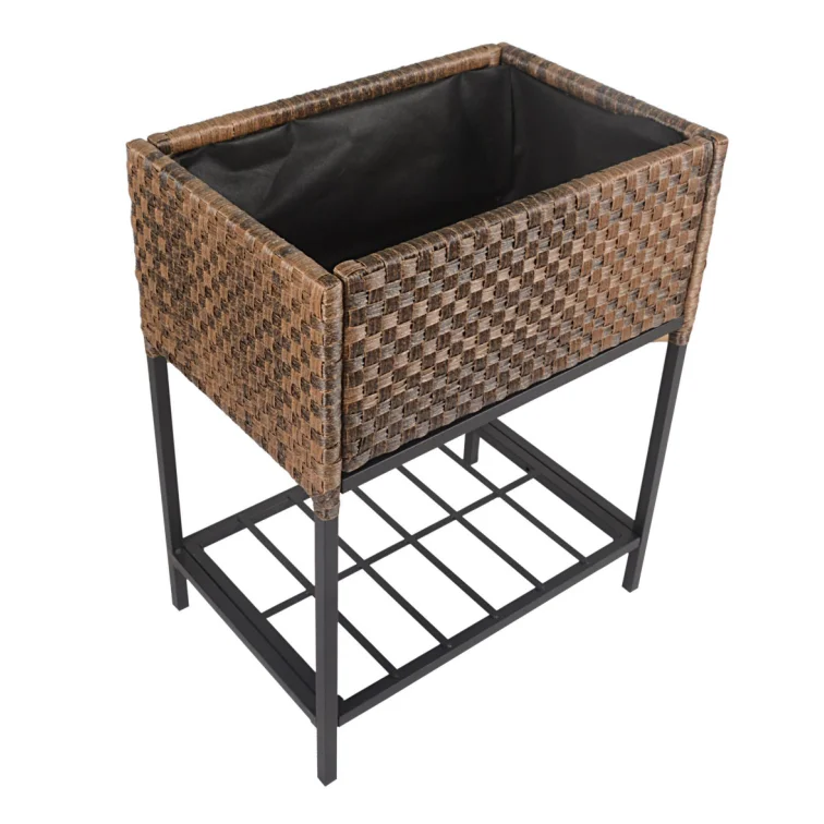 
Garden Bed Planter Box Wholesale Steel Wicking Raised Garden Bed Elevated Plastic Metal Greenhouse Raised Garden Bed Planter 