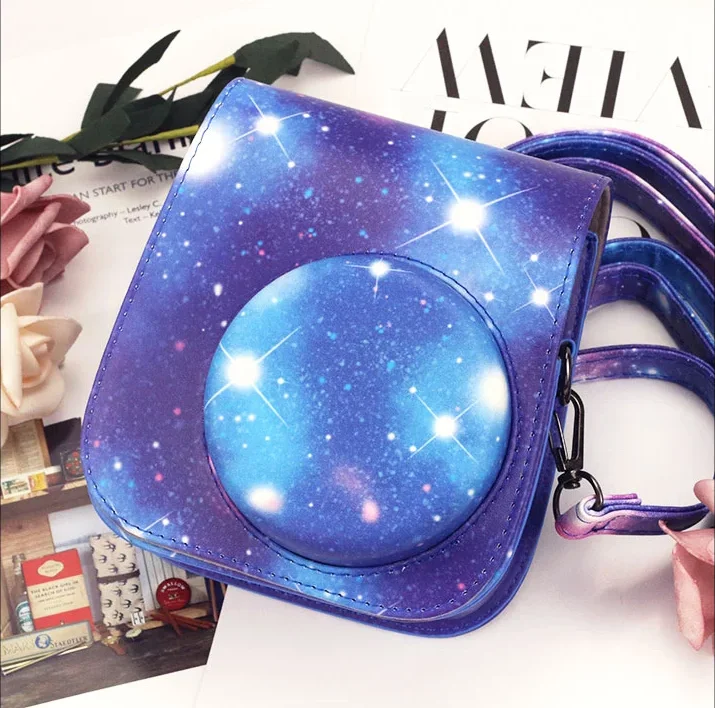Lerp & White Film for Fuji Instax Mini 8/9 Camera Case Bag Starry Sky Style Backpack