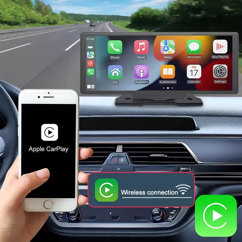 Car play Ai  black box with screen Vehicle Screen Upgrade Gadgets Multimedia Video Driving recorder Bluetooth 5.0 Interface