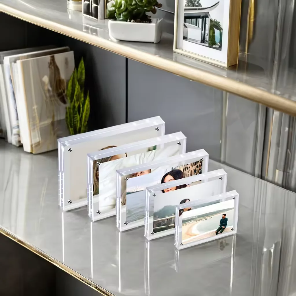 A4 Acrylic Wood Certificate Holder for Display Boards Elegant Sign Holder