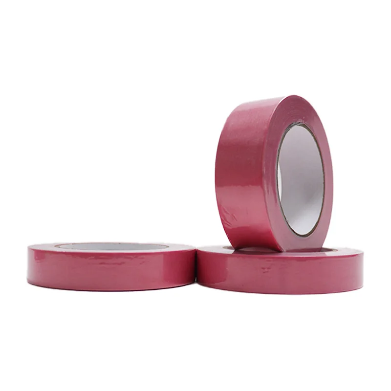 Sticky High Quality Japanese Washi Pink Adhesive plain self adhesive paper solid color washi tape