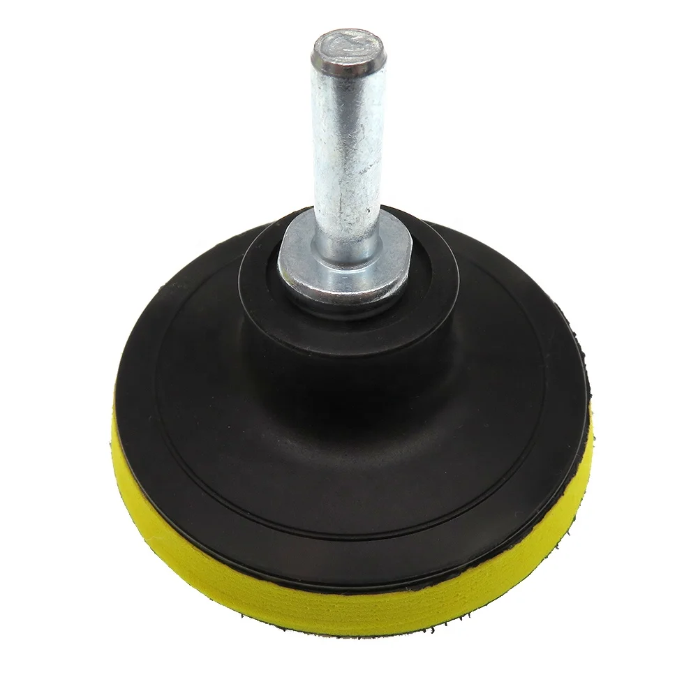 3Inch 10pcs Sponge Polishing Pad Sets Car Polishing Orange and Yellow Buffing Foam Pad Kit With Colorful Wool Pad