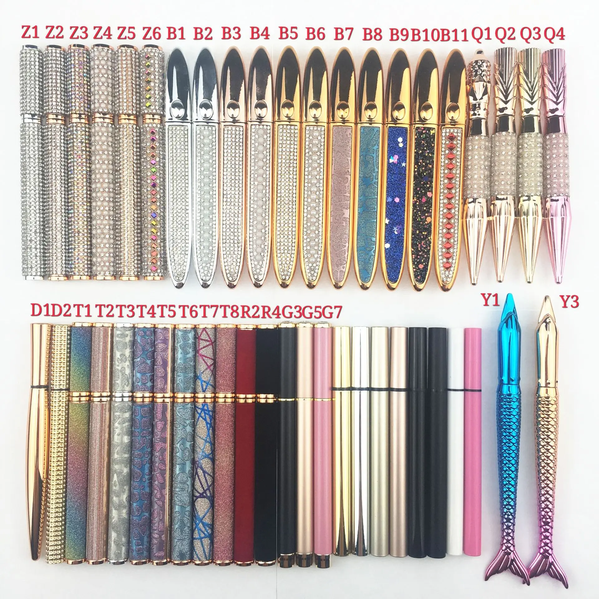 Mytingbeauty Professional Liquid Waterproof Eyeliner Long Lasting Silver Diamond Adhesive Lash Glue Pencil For Makeup