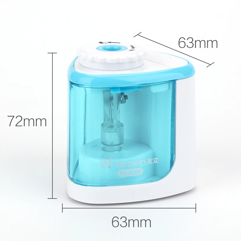 Tenwin 8005 Easy to Operate Dual-Purpose Electric Pencil Sharpener for Students Classroom