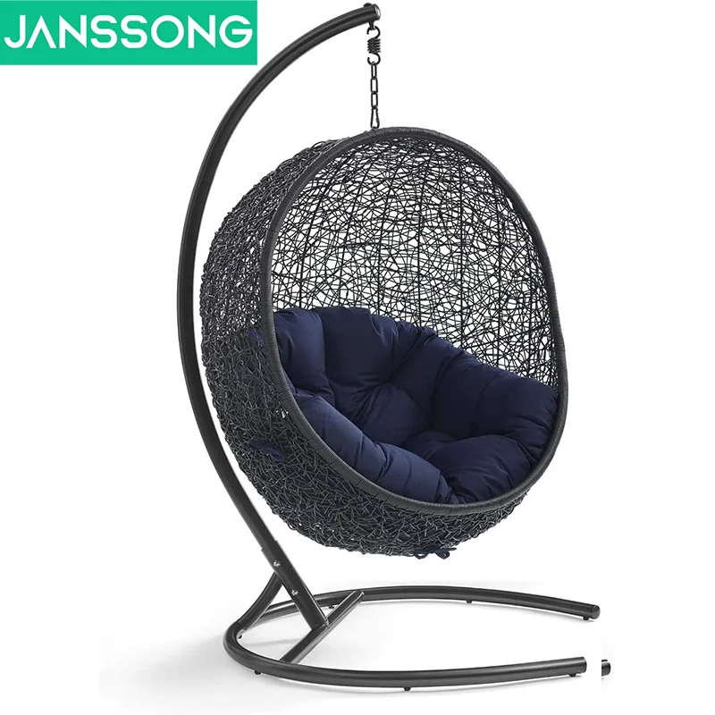 Couture Hanging Chairs Double Outdoor Furniture Metal Hanging Swing Egg Chair Egg Hanging Swing Chair
