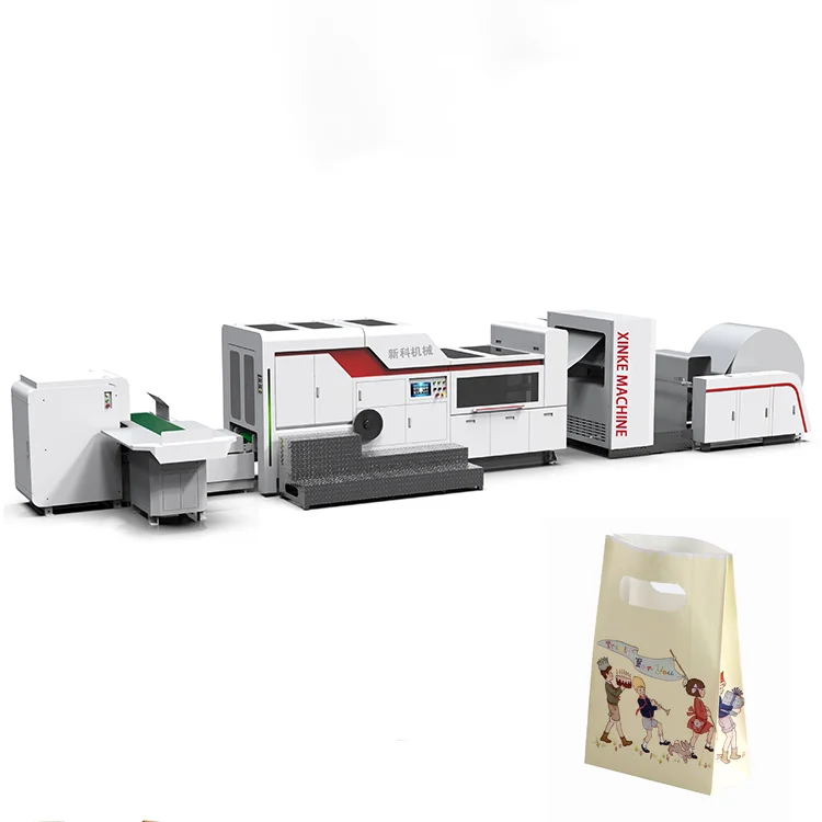 Low cost paper bag making machines fully automatic for all