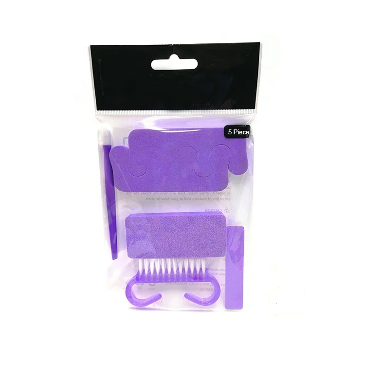 Wholesale Cheap Price Salon Tool 4PCS Disposable Nail Pedicure And Manicure Tools Set With Toe Separator