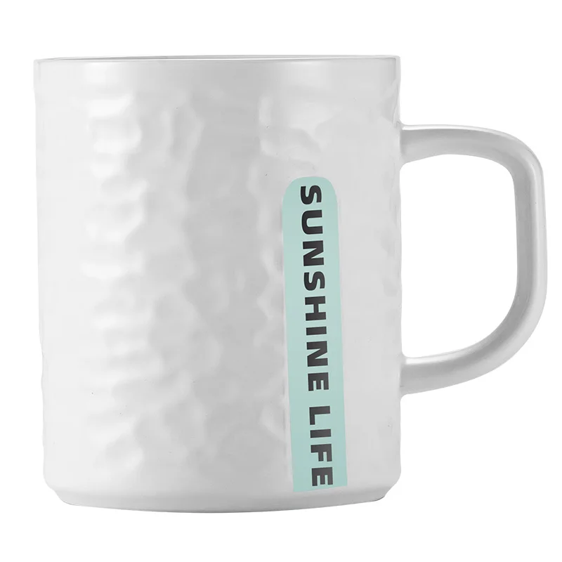 Mug Manufacturer 13.5 Oz Porcelain Plain White custom Logo Sublimation blank Ceramic Cup Tea Coffee Mugs tumbler with handle