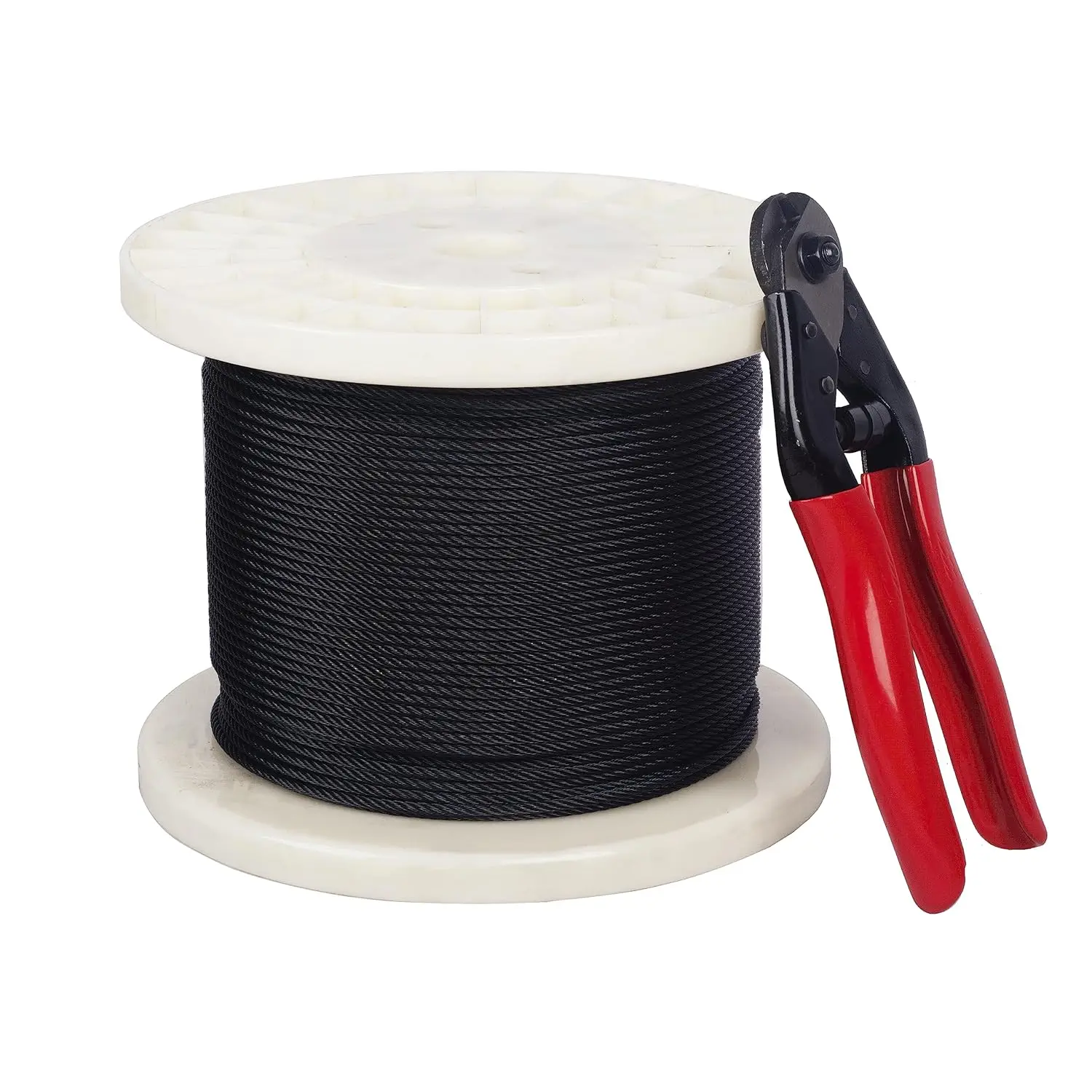 316 Stainless Steel Black Wire Rope 1/8Inch (3 mm) for Railing Decking DIY Balustrade 100FT