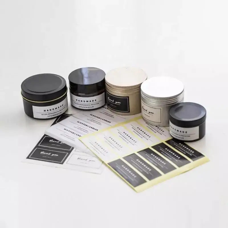 Custom Label Cosmetic Sticker Vinyl Waterproof Surface Packaging Color Roll Stickers