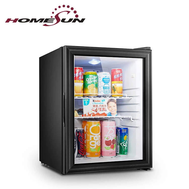 35 Liter super cooling cfc free micro domestic room bar small refrigerator with glass door