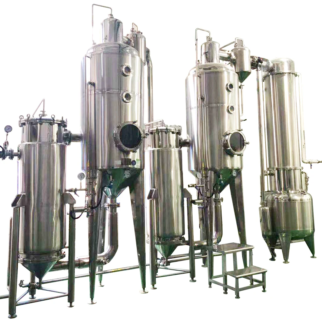 Pharmaceutical ethanol vacuum alcohol distillation recovery tower evaporate column equipment
