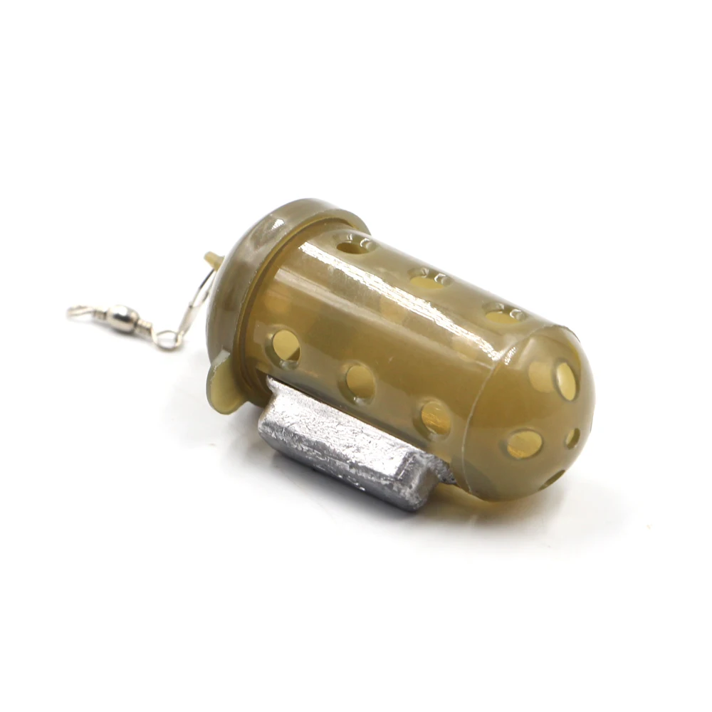 China wholesale Plastic With Removable Cap Block End Carp Coarse Fishing Cage Feeder