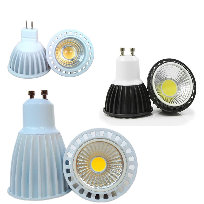 GU5.3 Gu10 Aluminum Led Spotlight 5w Recessed Ceiling MR16 LED Dimmable Bulbup lighting