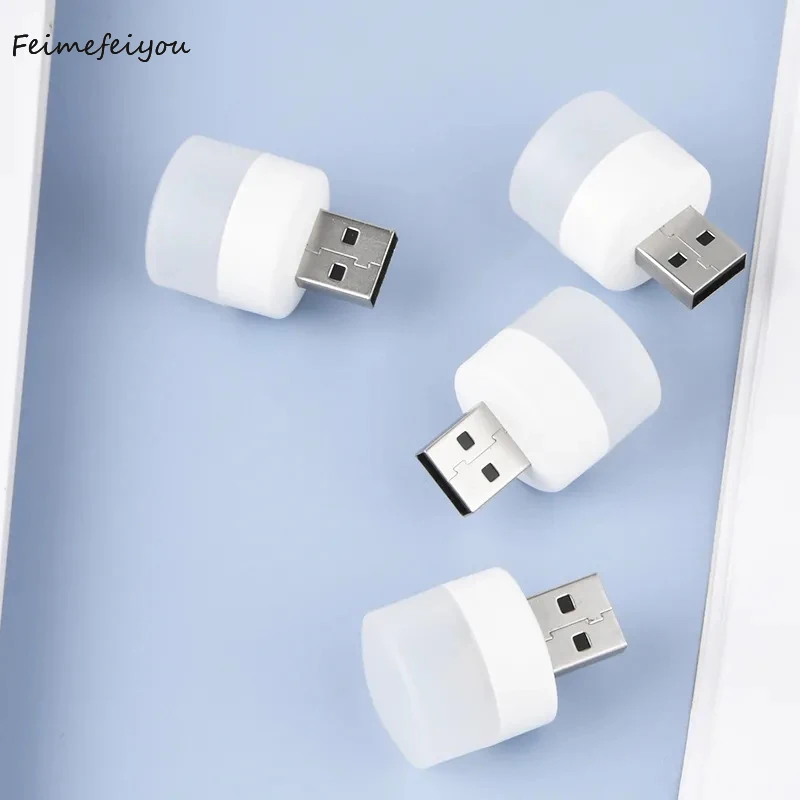Лампа с USB-разъемом для компьютера маленький светильник чтения USB-зарядкой и защитой глаз круглый