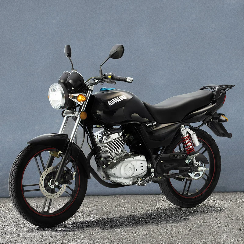 Changhua Factory Customizes 100cc Black Customizable Gas Diesel Oil Four Stroke Comfortable High Power Performance Motorcycle