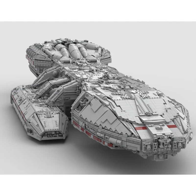 Bebricks MOC Space series M40001 Battlestar Galactica Super Scale Building bricks Interstellar warship toy bricks
