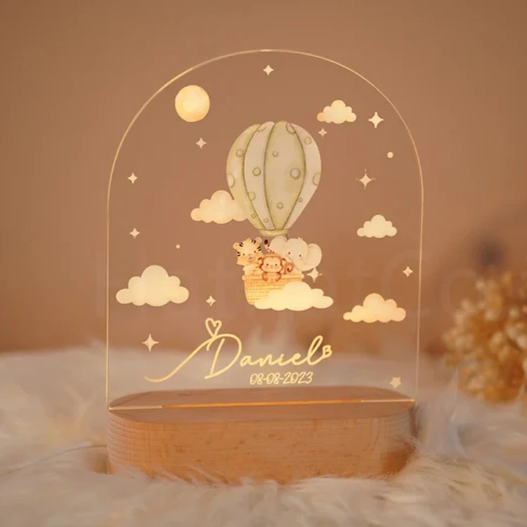 Hot Sale Big Face Rabbit Bunny Silicone Night Light Rechargeable Touch Lamp 3 Levels Brightness Bunny Lamp Toys for Kids Gift