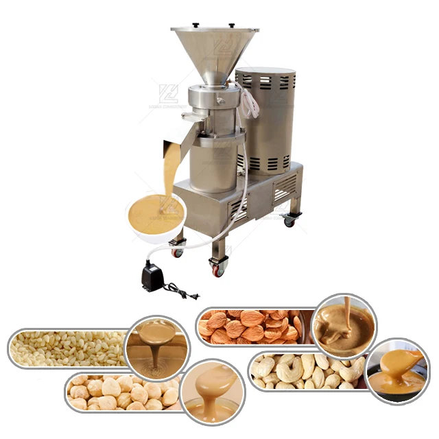Automatic Commercial Tahini Hazelnut Paste Peanut Butter Milling Machine