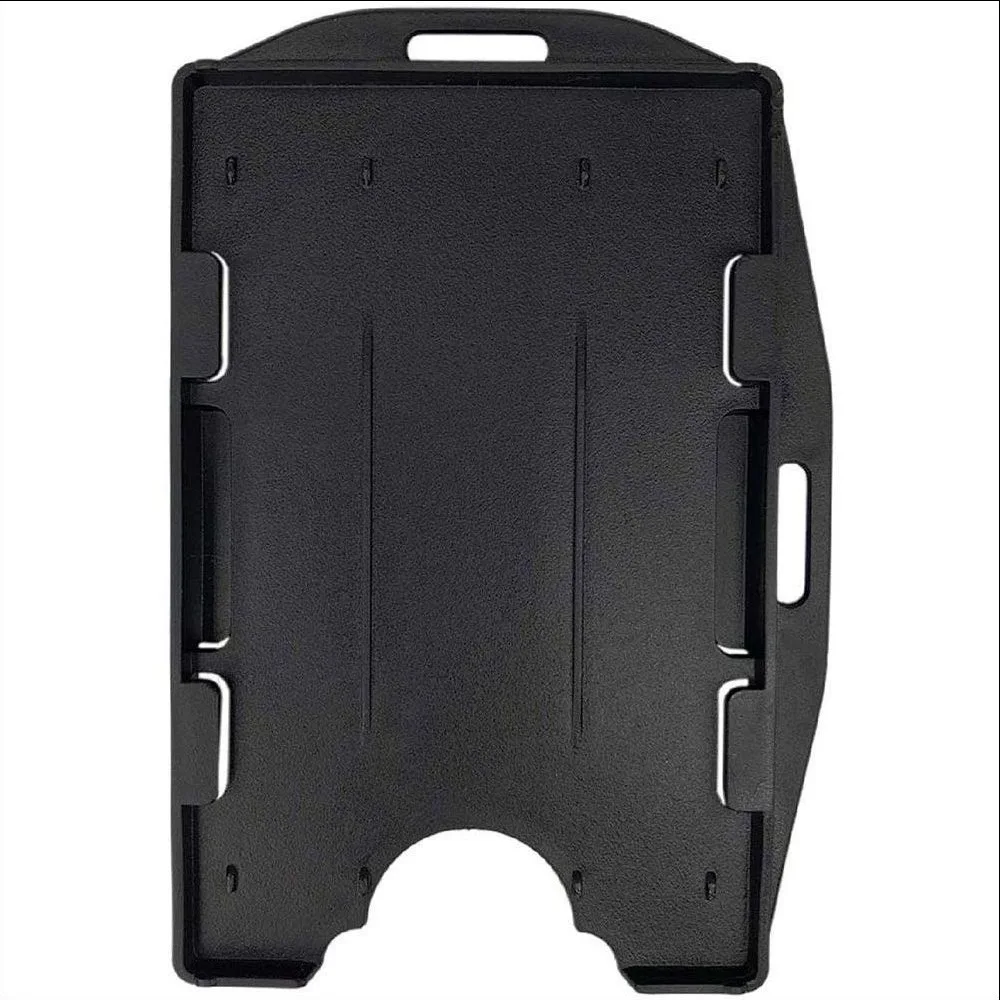 1PC Portable Practical Durable Double Sided Hard Plastic Badge Work ID Card Holders Protector Case Cover Office School Supplies