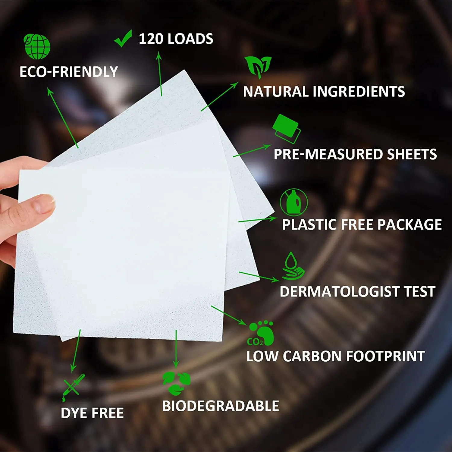 Biodegradable Manufacturing Plant Based Laundry Detergent Sheets
