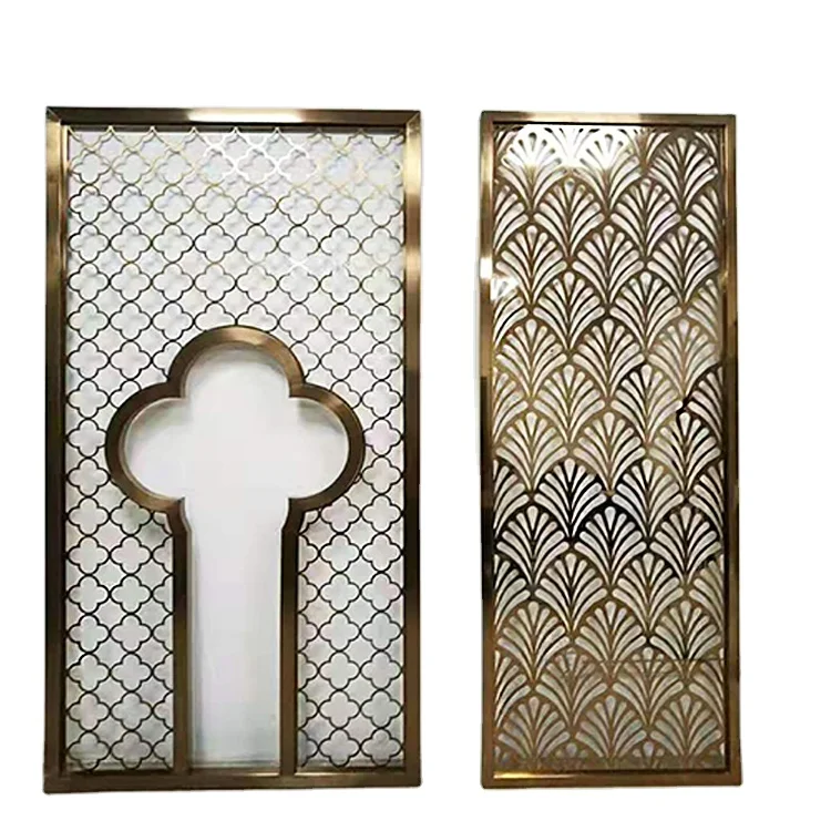 
Decorative partition design modern house metal partition vertical aluminum screen room divider 