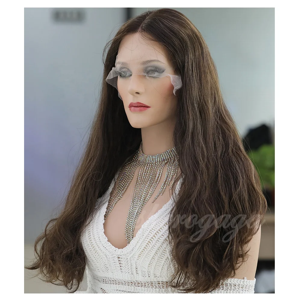 Israel Wig Shop Supplier Raw Virgin Lace Top 100% Human Hair Russian Jewish Kosher Wigs With Kosher Certification