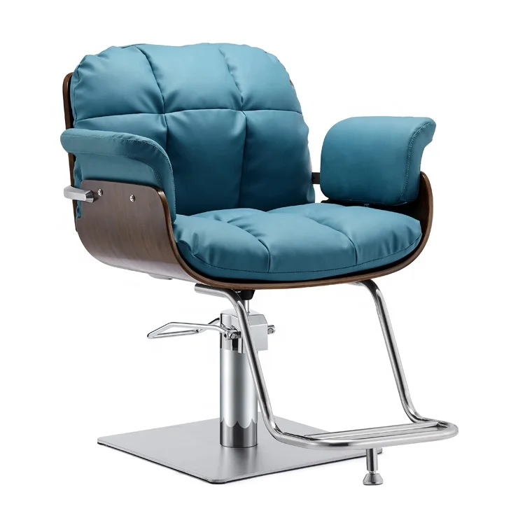 Вращающаяся розовая мебель для салона красоты, кресло для парикмахера, вращение на 360 градусов, оптовая продажа