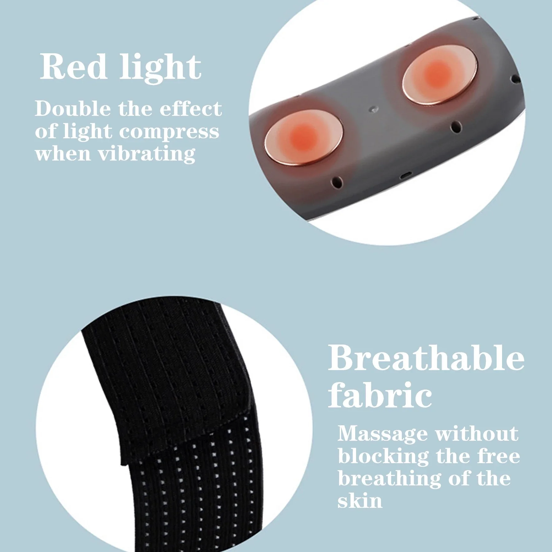 Electric heat body slimming belt massage vibrator stomach massagers stimulation