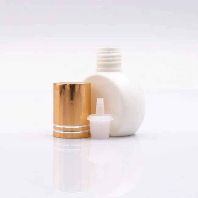Wholesale White Eyelash Glue Bottle  Dry Eyelash Extension Glue Bottle Empty 15ML Plastic Bottle For Eyelash Grafting Glue