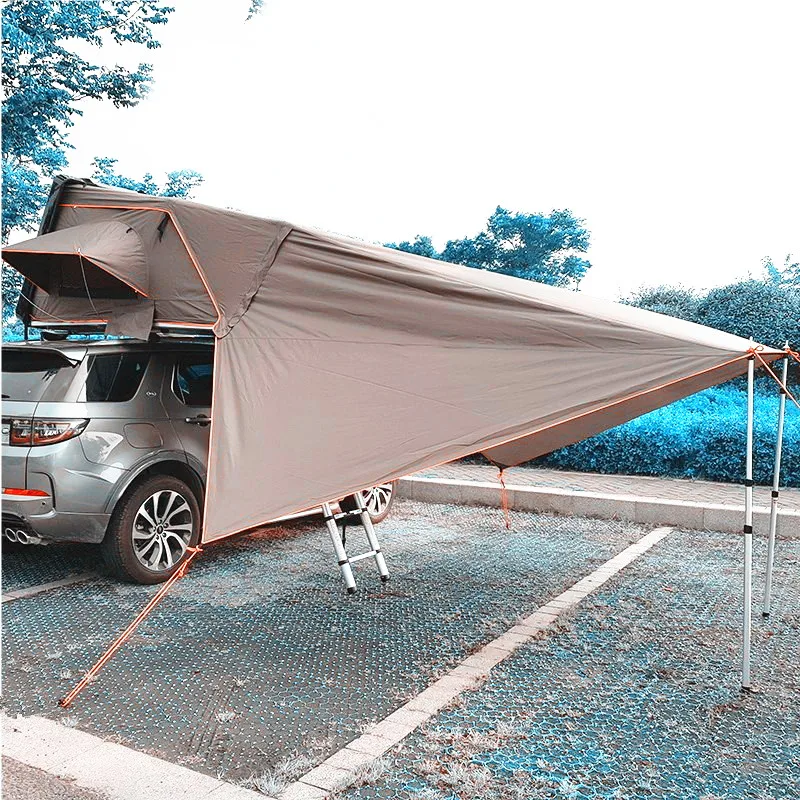 Roof Top Tent Camper Hard Shell ABS rooftop tents With Awning and skyview