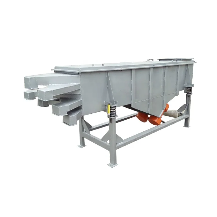 Cement Linear Vibrating Screen Particle Size Analysis Sieving Machine Electric