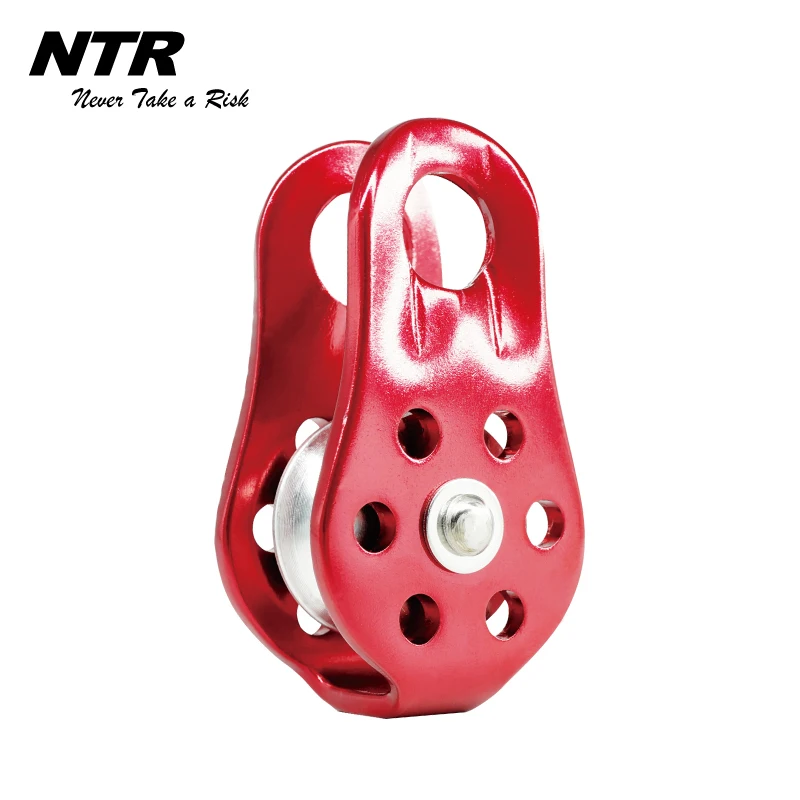 Heavy Duty Single Rope Pulley Rappelling Arborist Rescue Fixed Tree Rock Climbing Single Pulley